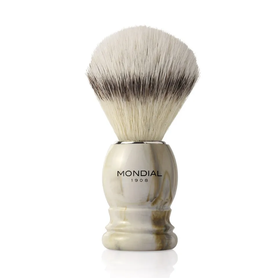 mondial-1908-boston-rasierpinsel-ecosilvertip-synthetic-wei-marmor image 1