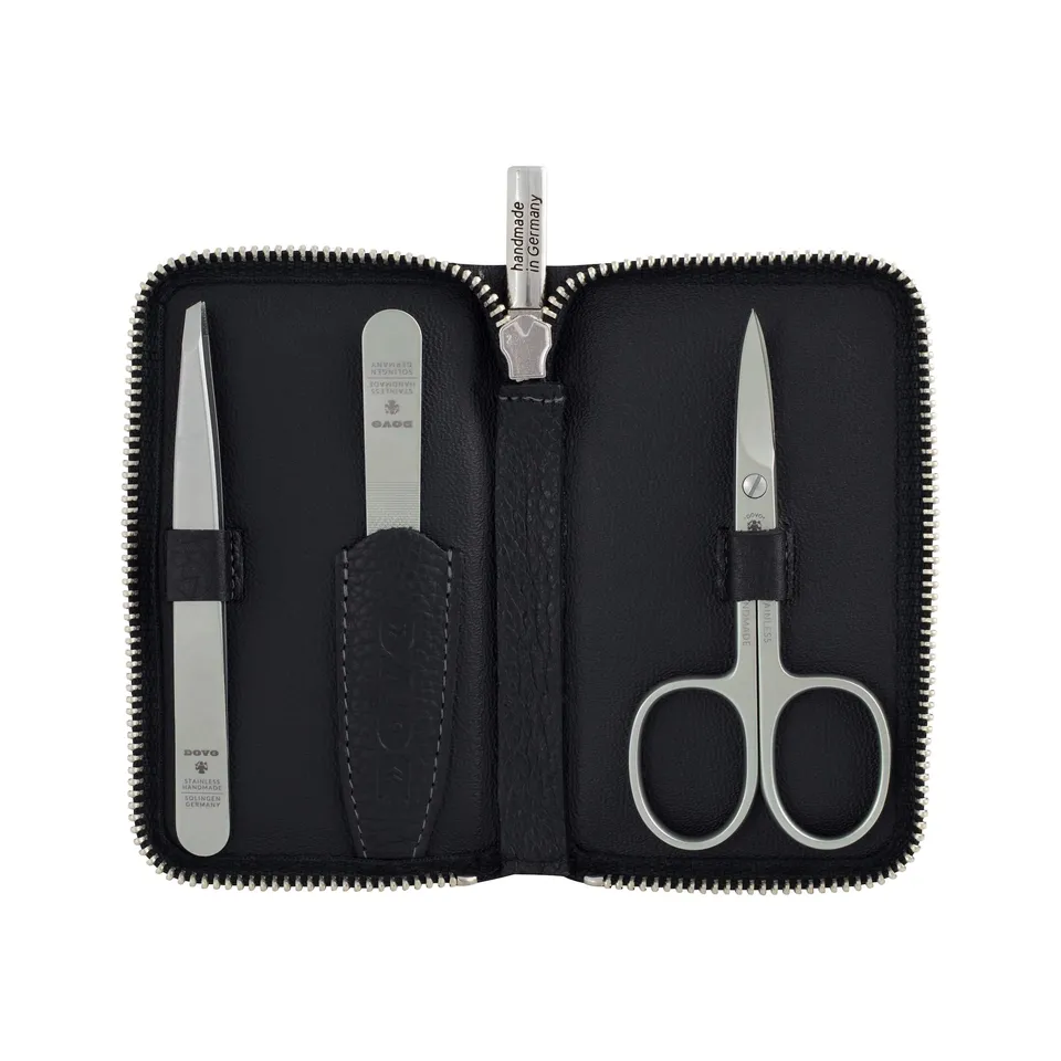 dovo-set-3-nagelpflegeset-schere-feile-pinzette image 1