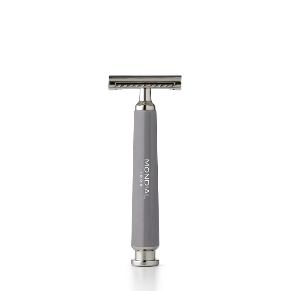 mondial-run-closed-comb-rasierhobel-grey-resin-griff image 1