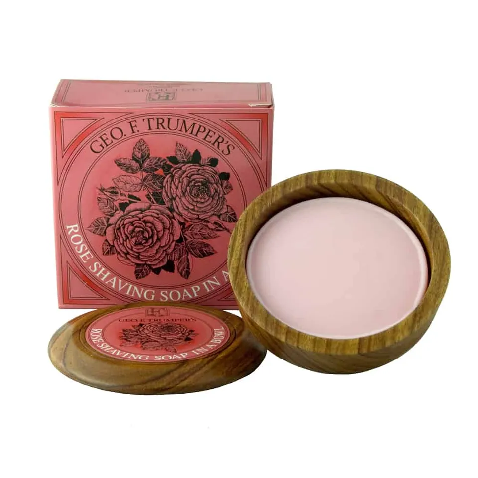 geo-trumper-rose-hard-shaving-soap-rasierseife-empfindliche-haut image 1