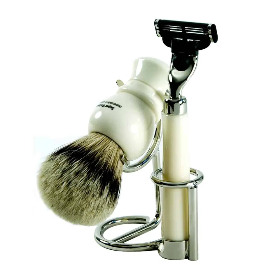 geo-trumper-universal-rasierst-nder-chrom-f-r-pinsel-und-mach3-fusion image 1