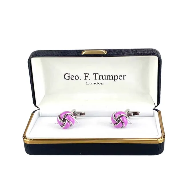geo-f-trumper-manschettenkn-pfe-mauve-silver-knot-accessoire image 1