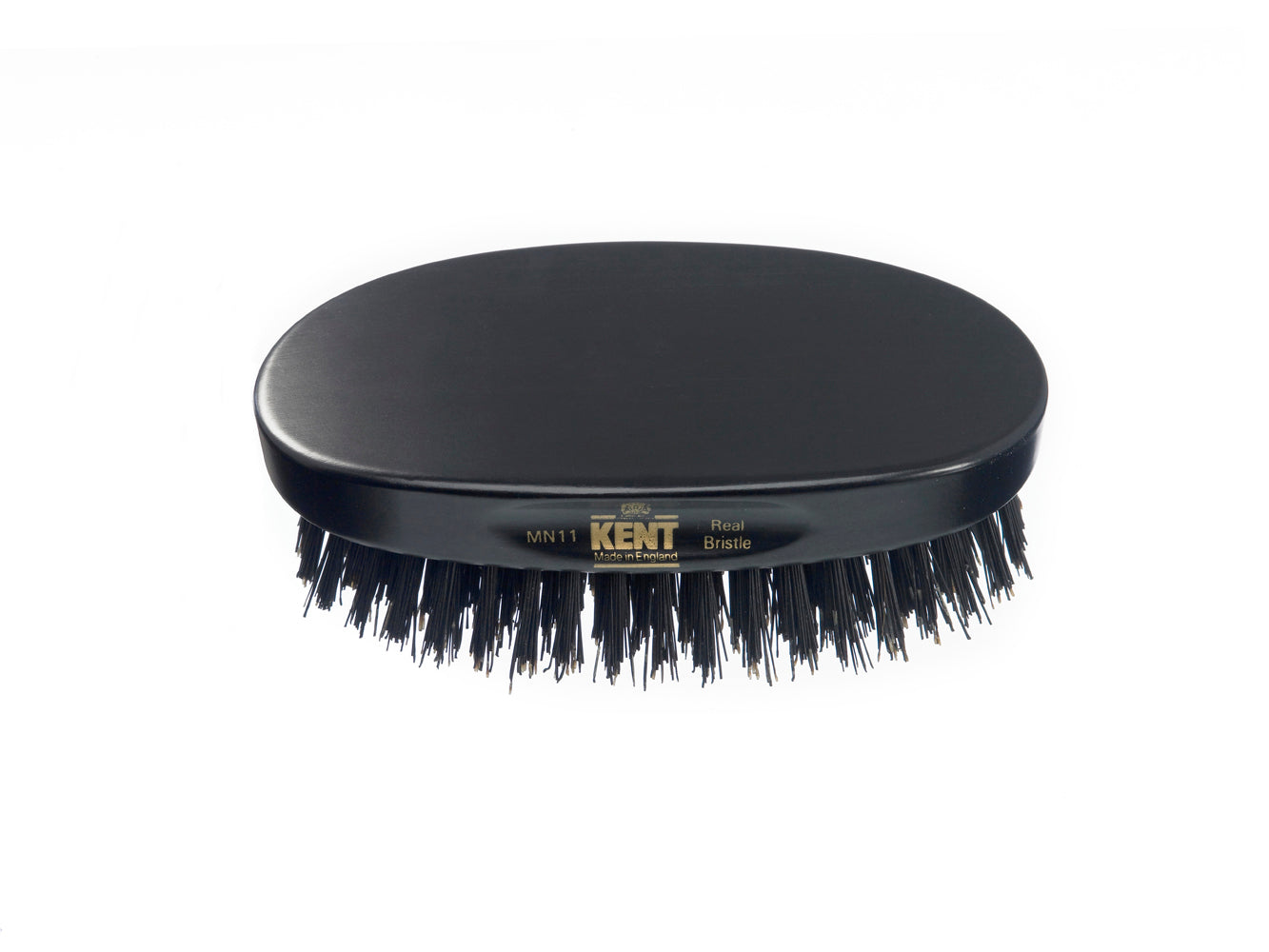 kent-mn11-bart-und-haarb-rste-oval-ebony-mit-reinen-schwarzen-borsten image 1
