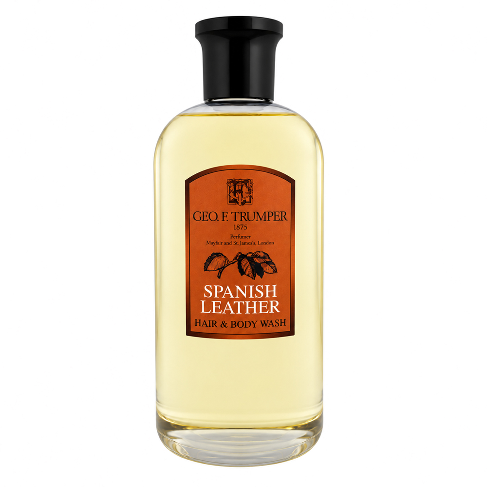 geo-trumper-spanish-leather-hair-body-wash-2-in-1-dusche-shampoo image 1