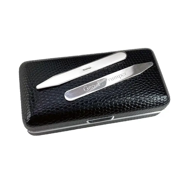 geo-f-trumper-kragenst-bchen-sterling-silber-mit-etui image 1