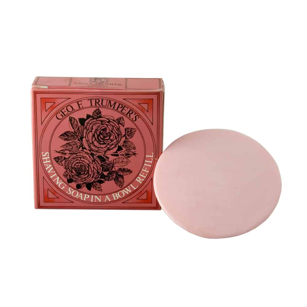 geo-trumper-rose-hard-shaving-soap-rasierseife-empfindliche-haut image 2