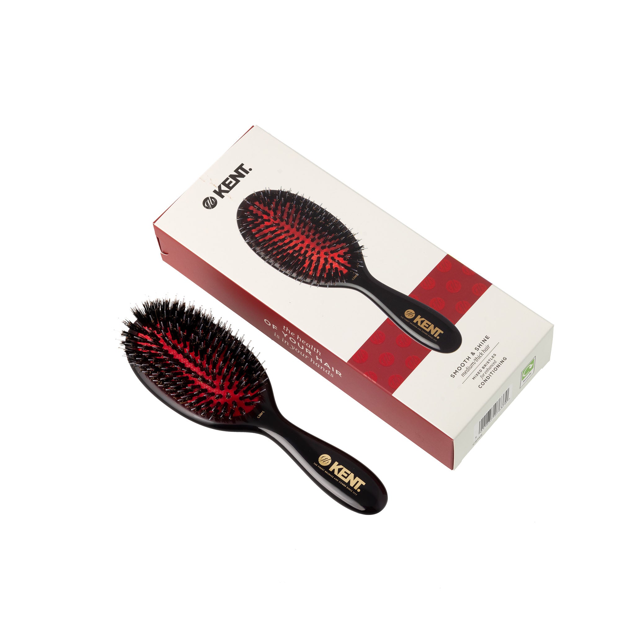 kent-classic-shine-csms-haarb-rste-klein-oval-mit-wildschweinborsten-und-nylon-m image 6