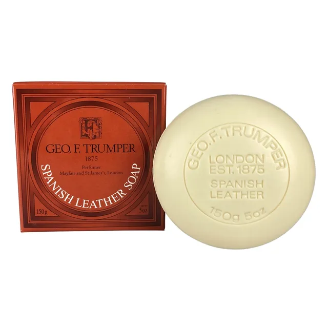 geo-trumper-spanish-leather-bath-soap-150-g image 1