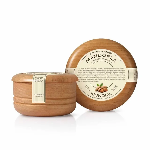 mondial-1908-mandel-rasiercreme-in-holzschale-140ml image 1