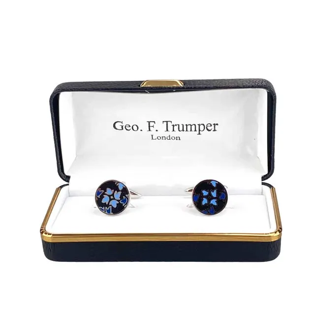 geo-trumper-round-black-blue-design-manschettenkn-pfe image 1