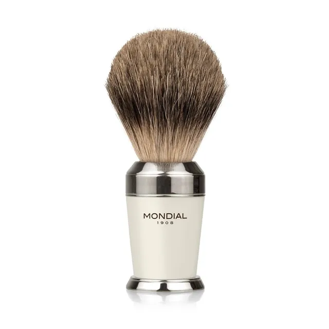 mondial-premium-rasierpinsel-wei-es-resin-super-badger-20-mm image 1
