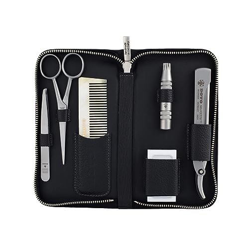 dovo-set-6-premium-shavette-edelstahl-klipette-hornkamm image 8