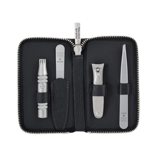 dovo-set-4-pflegeset-nagelschere-klipette-pinzette-feile image 1