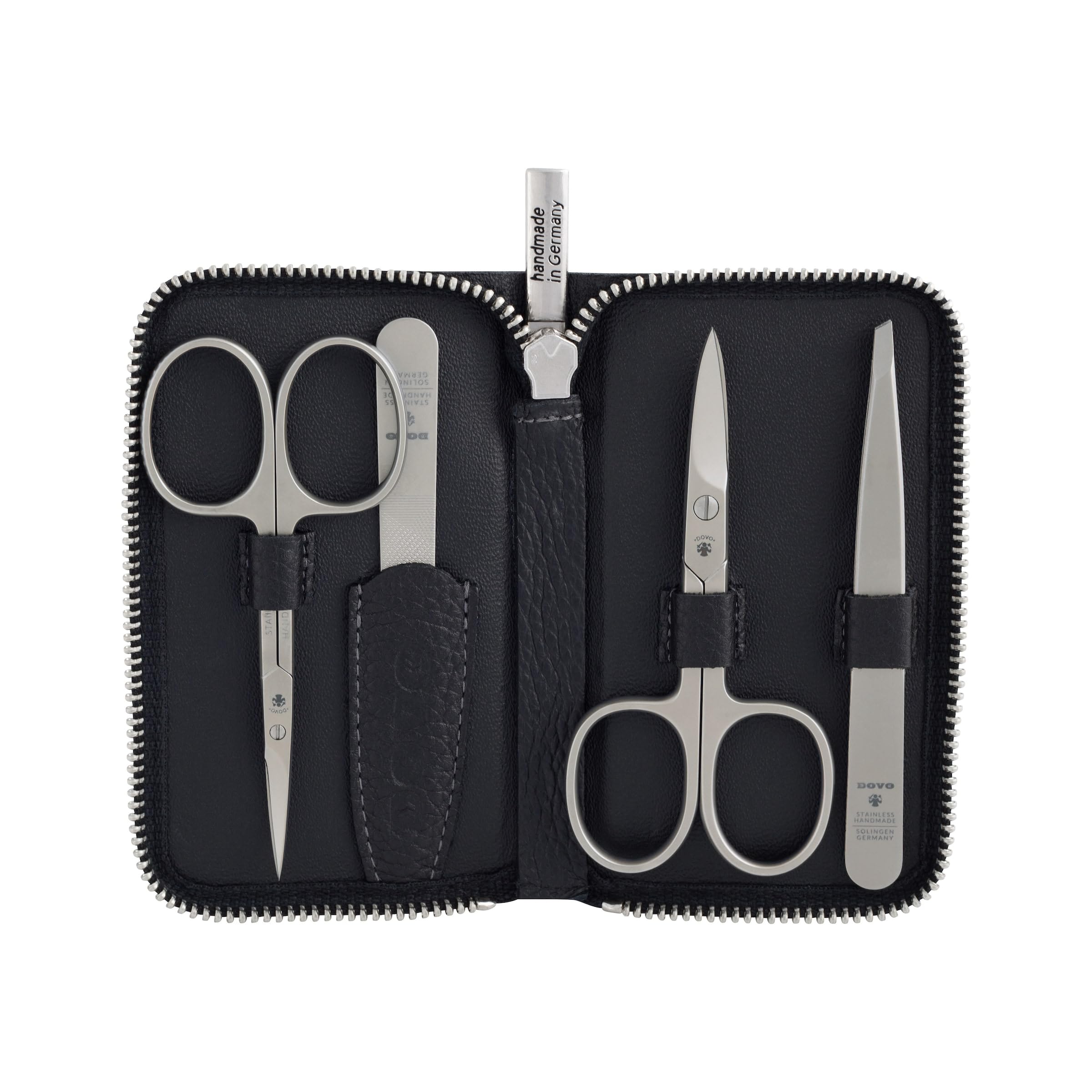 dovo-set-5-manik-re-nagelpflegeset-4-tlg-lederetui image 1