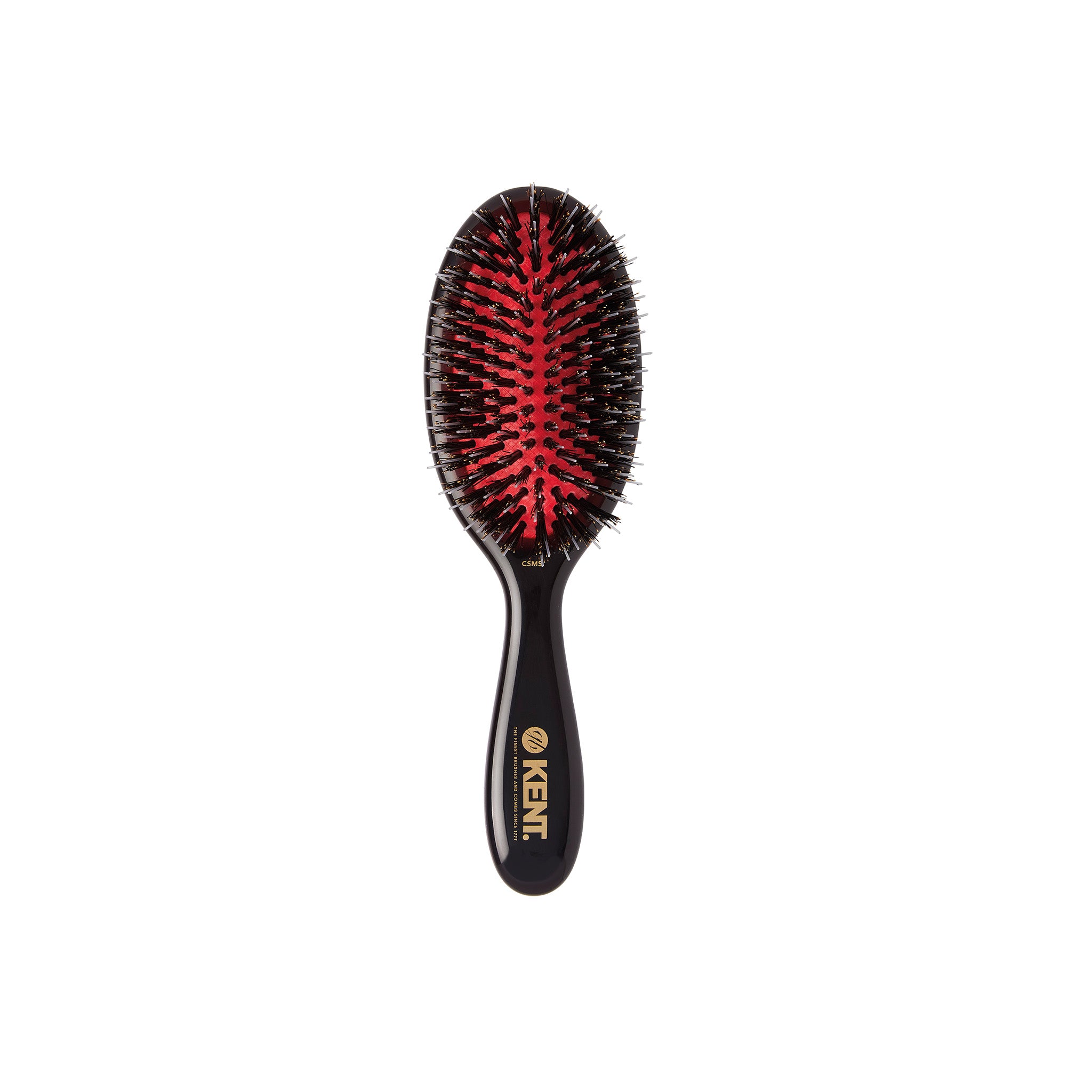 kent-classic-shine-csms-haarb-rste-klein-oval-mit-wildschweinborsten-und-nylon-m image 2