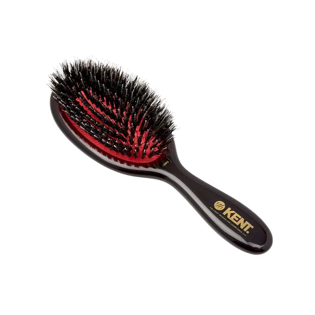 kent-classic-shine-csms-haarb-rste-klein-oval-mit-wildschweinborsten-und-nylon-m image 1
