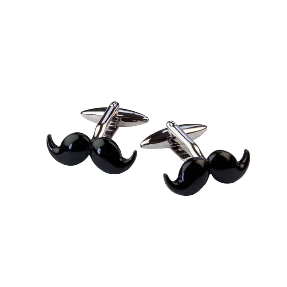 geo-trumper-black-moustache-manschettenkn-pfe-mit-box image 1