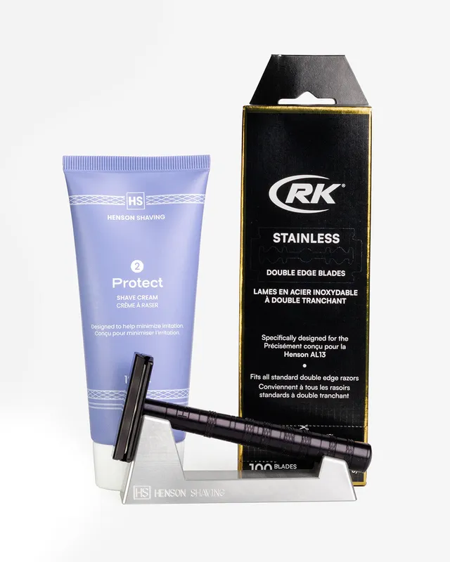 henson-shaving-al13-starter-bundle-rasierhobel-set-jet-black image 1