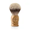 mondial-1908-luxury-rasierpinsel-olivenholz-silvertip-dachshaar image 1