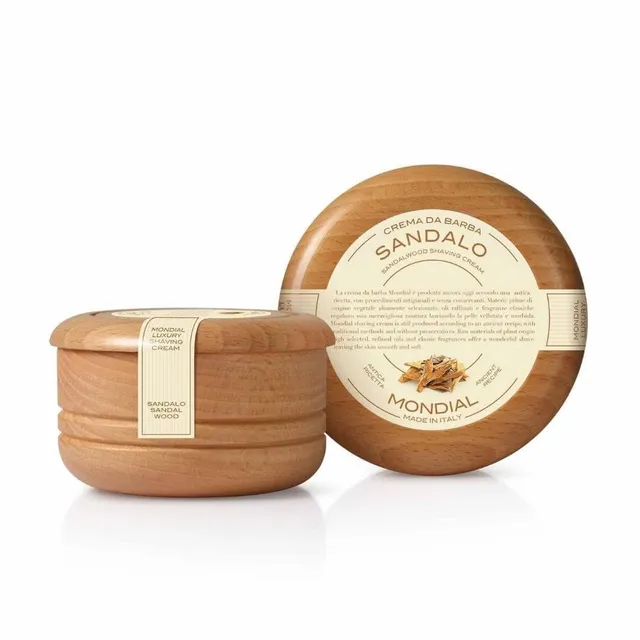 mondial-1908-sandalwood-rasiercreme-in-holzschale-140ml image 1